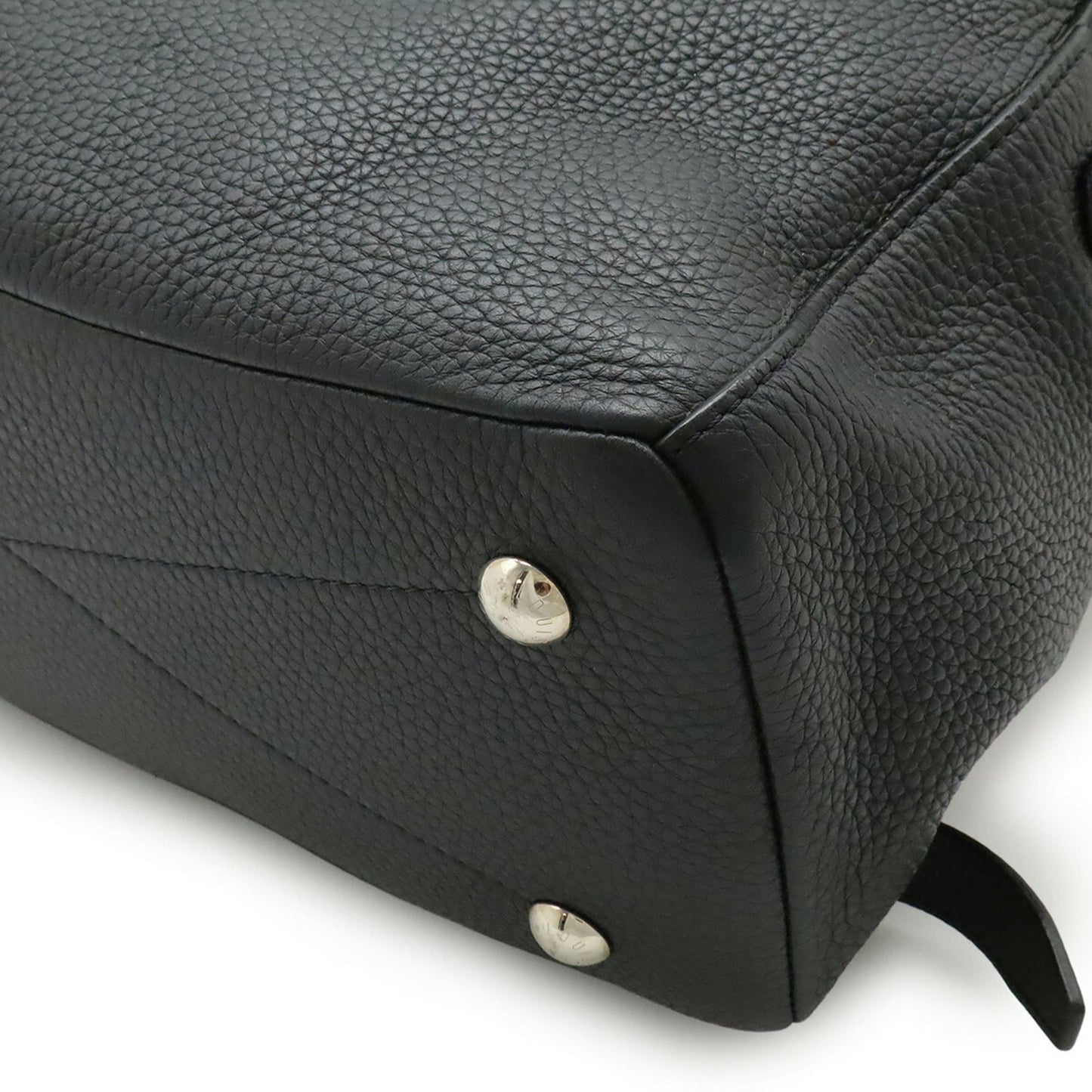 LOUIS VUITTON Armand Taurillon Leather Backpack in Black, Noir, M42687