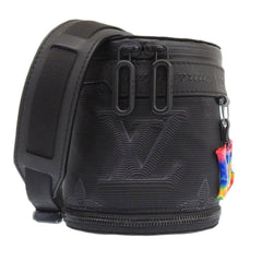 LOUIS VUITTON Expandable Porocheon M45604 Shoulder Bag Black Rainbow — Like New
