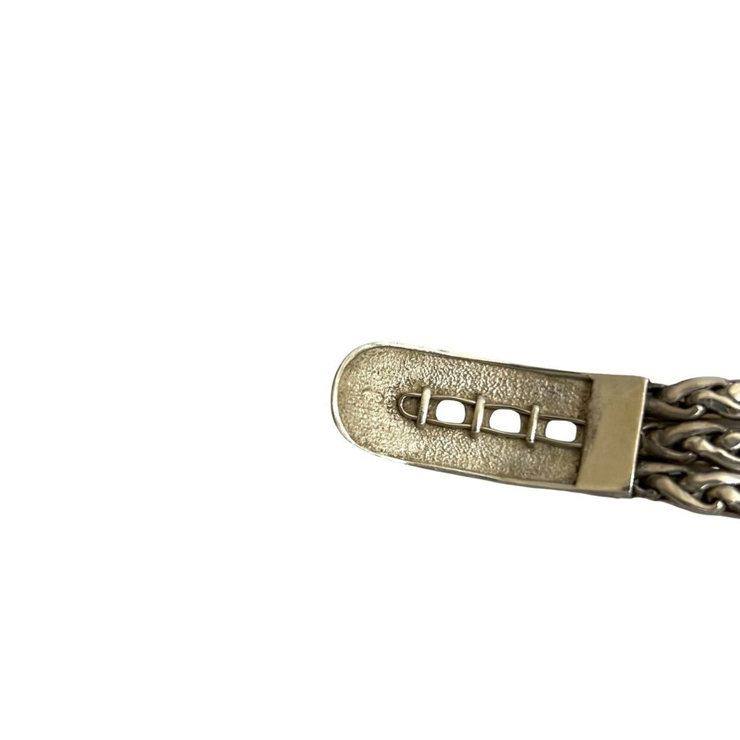 HERMES Diane Silver 925 Chain Belt Bracelet Bangle 34974