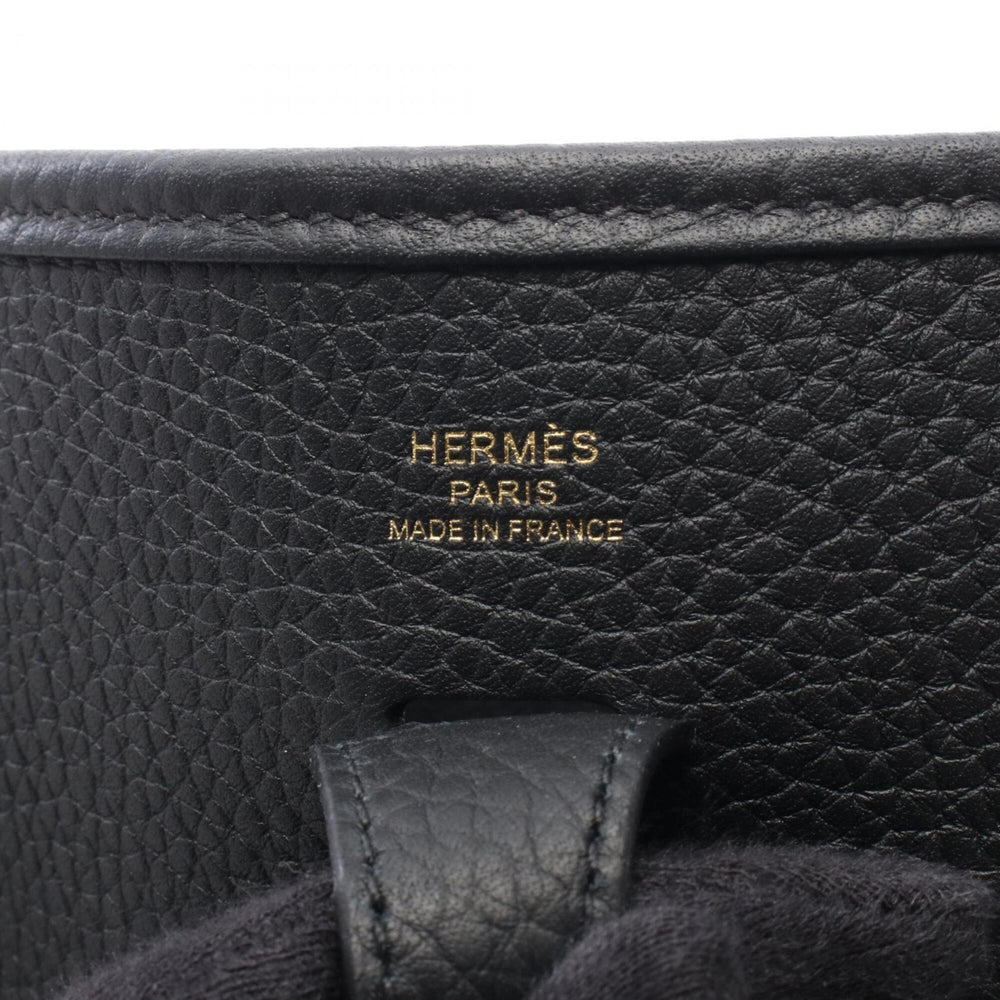 Hermes Evelyne 23 Shoulder Bag/Handbag, Leather, Taurillon Clemence, Women's, Black — New - Store Return