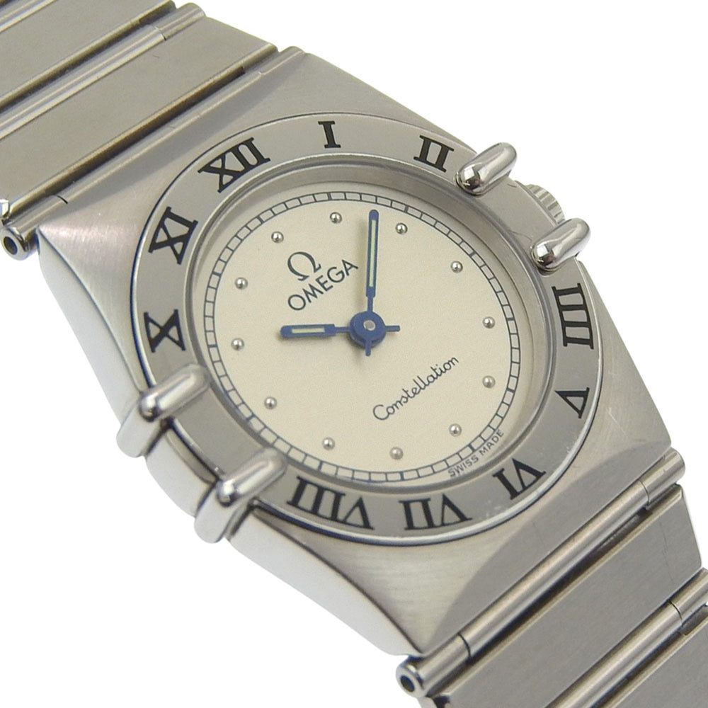 Omega Constellation Mini Women's Watch, Stainless Steel, Quartz, Analog, Silver Dial — Good