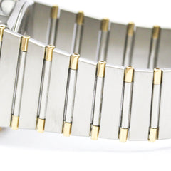 OMEGA Constellation 18K Gold Steel Quartz Mens Watch 396.1080 Polished — Very Good