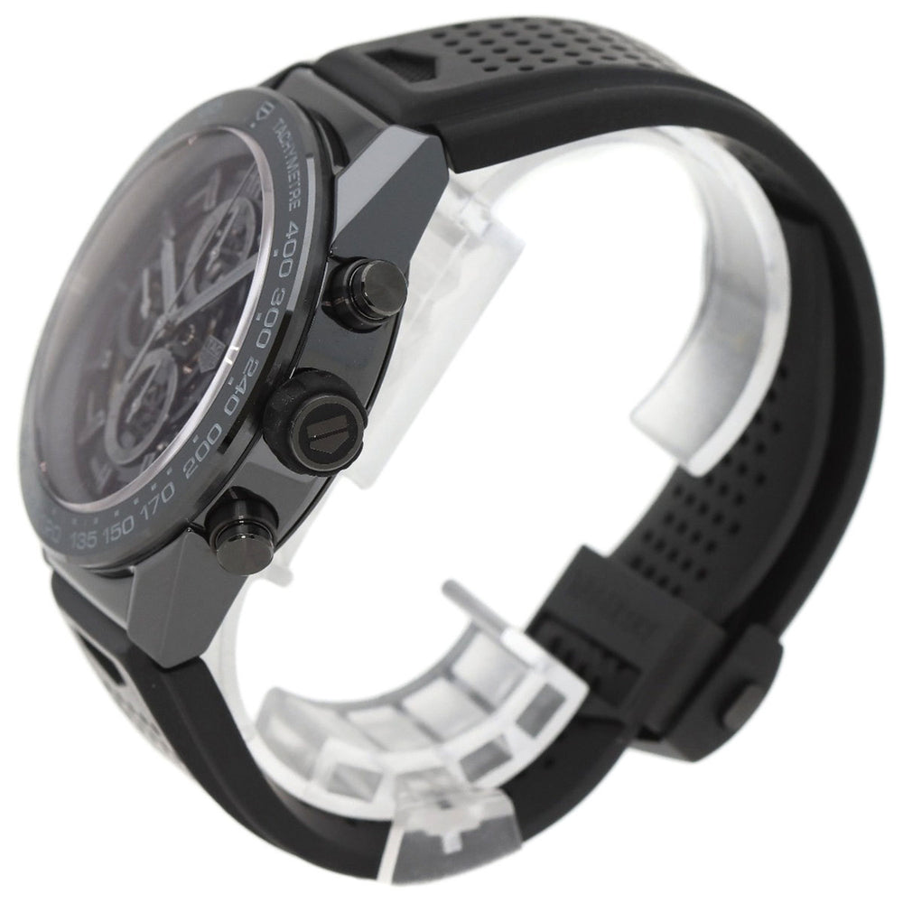 TAG Heuer CAR2A90 Carrera Calibre 01 Watch Ceramic Rubber Men's HEUER — Good