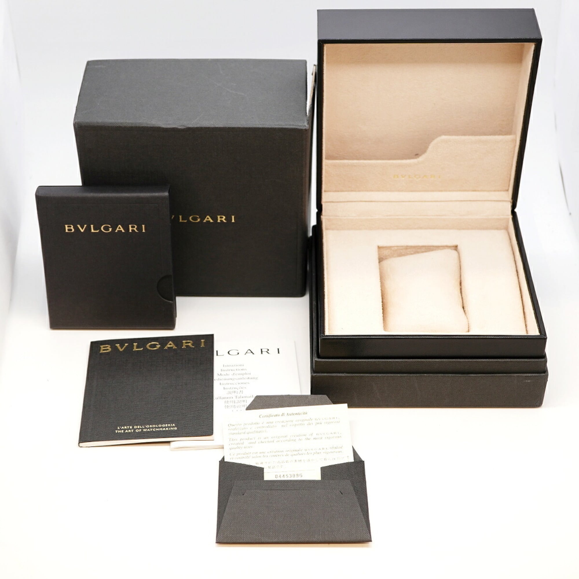 Bvlgari BB38SSAUTO Black Dial Men's Watch — Good