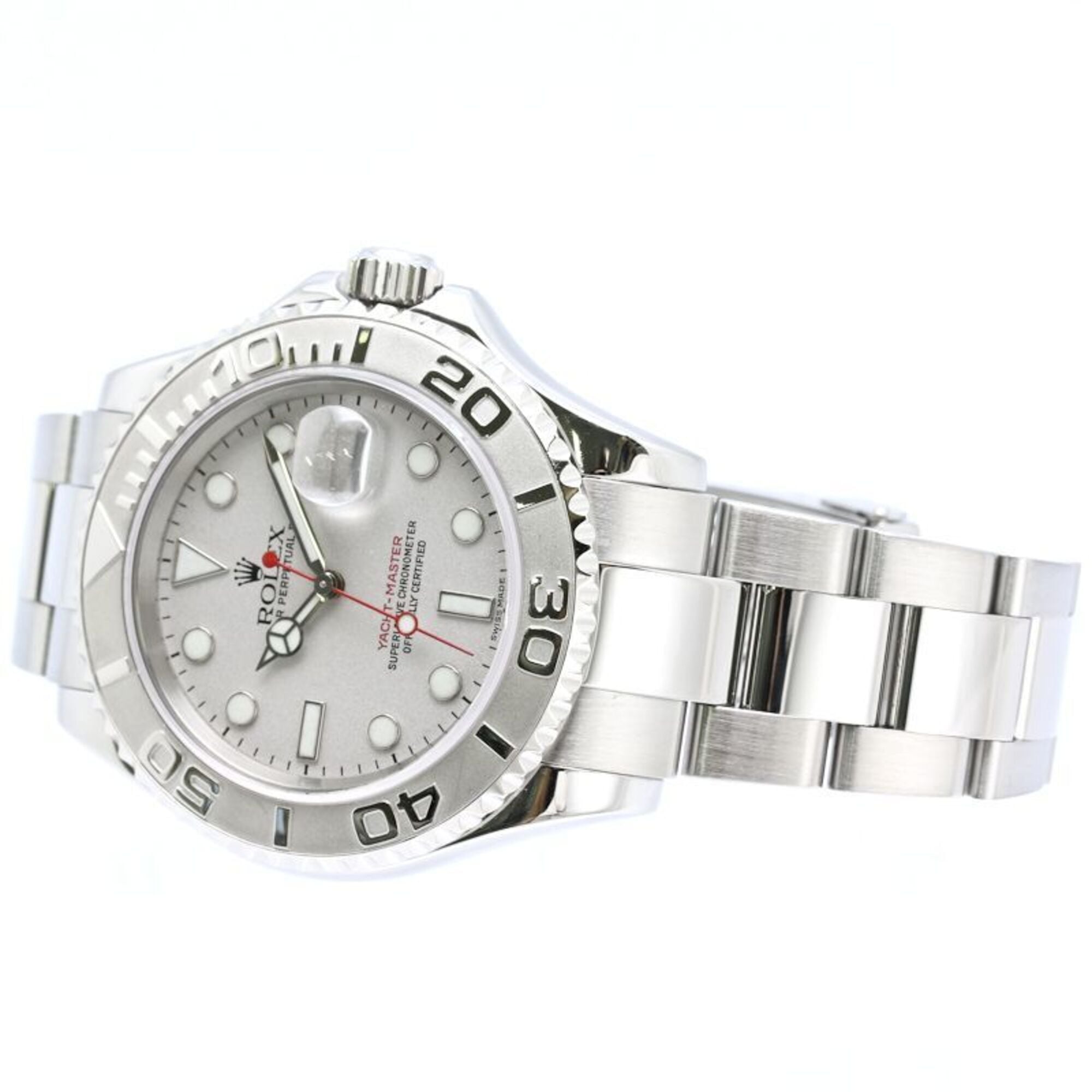 ROLEX Yachtmaster Rolesium 16622 Men's Watch SS 40552 — Very Good