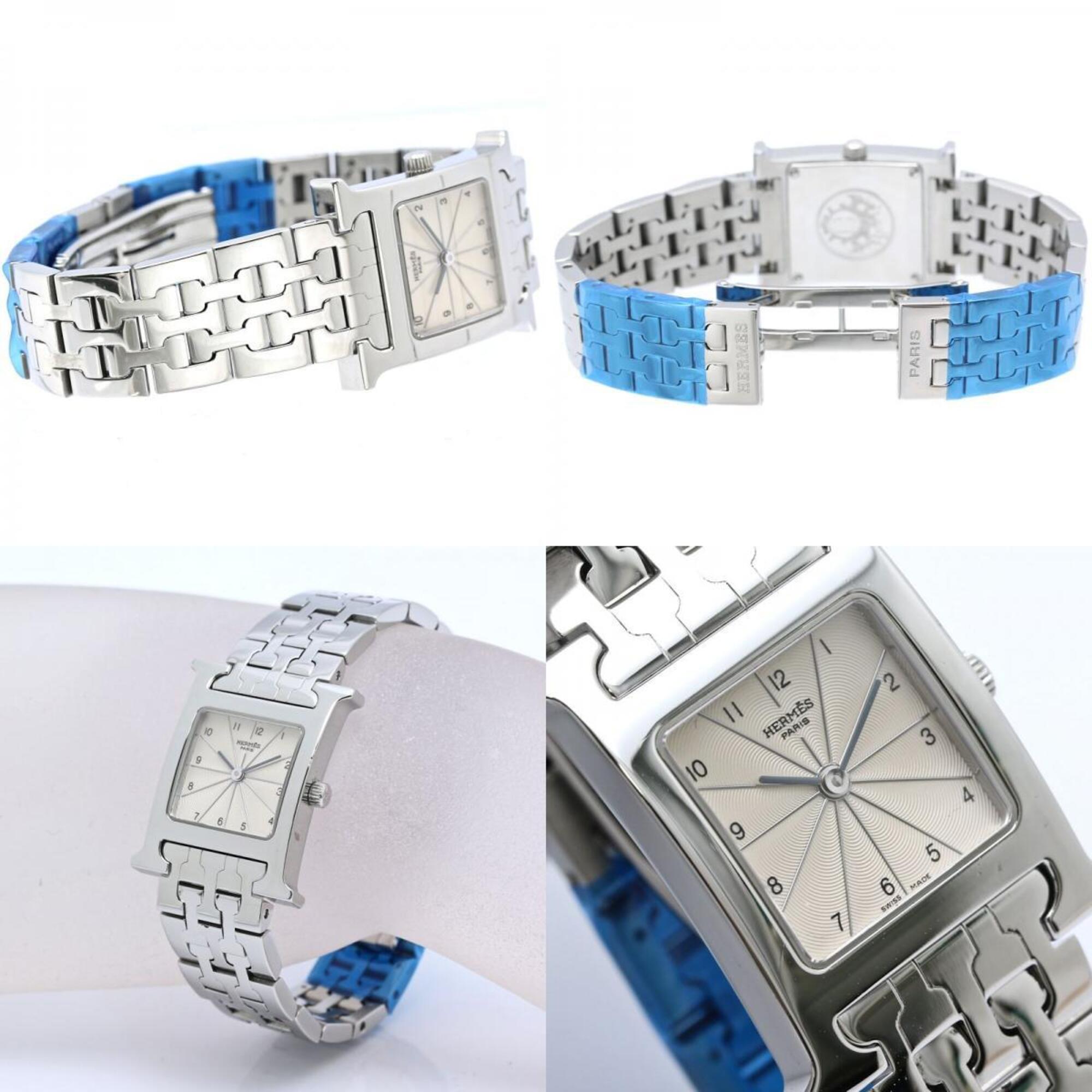 HERMES H-Watch HH1.210.260/4804 Women's Watch Stainless Steel /40405 — Good