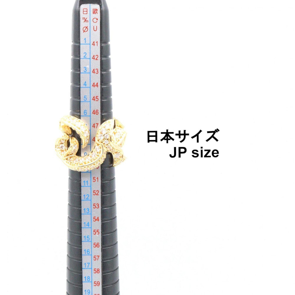 Bottega Veneta CZ Sterling Silver Ring - Women's Ring/Finger 925 Gold Tone — Like New