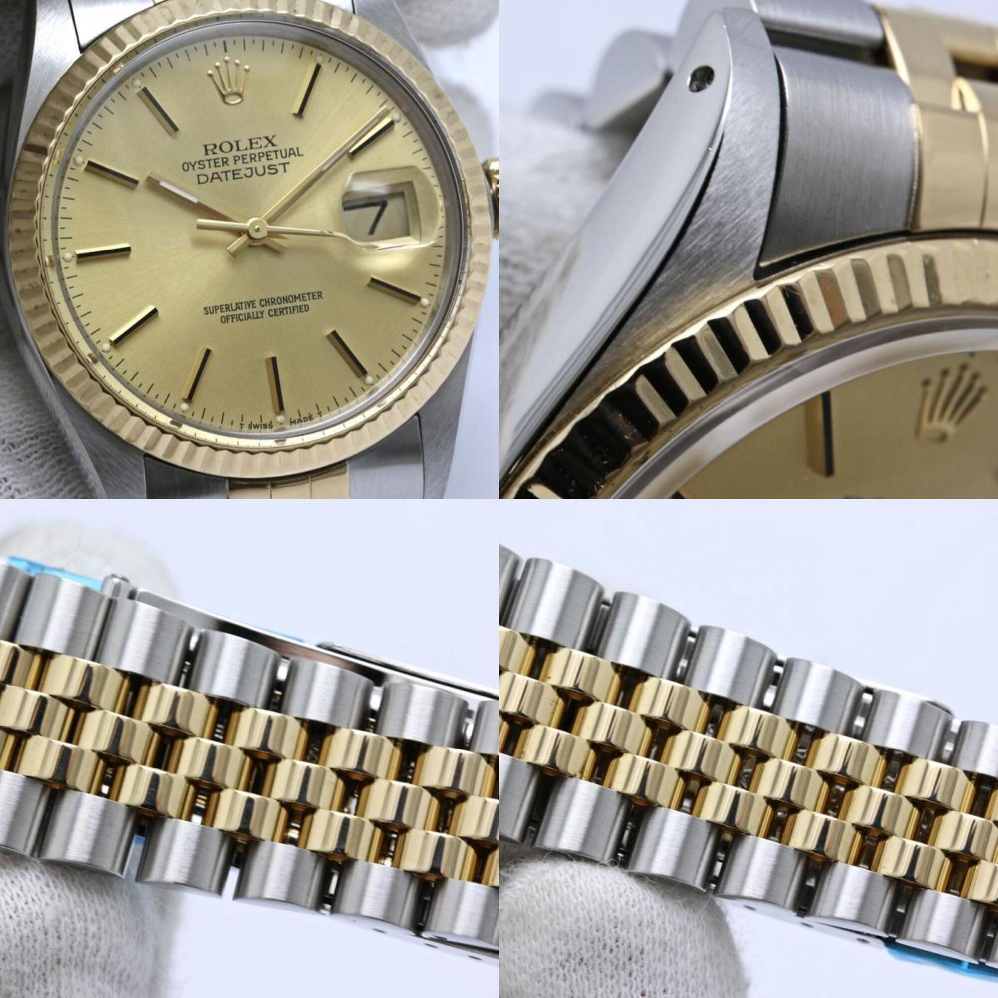 ROLEX Datejust 16013 Men's Watch 40551 — Good