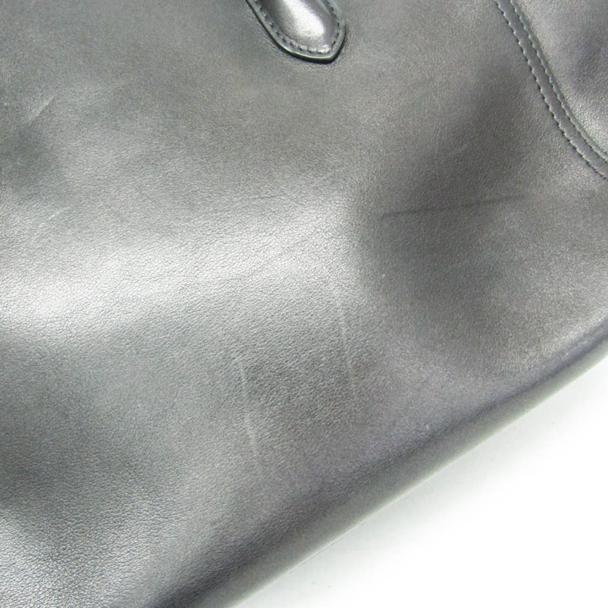 Salvatore Ferragamo GF-21 G840 Women's Leather Handbag,Shoulder Bag Dark Navy — Like New
