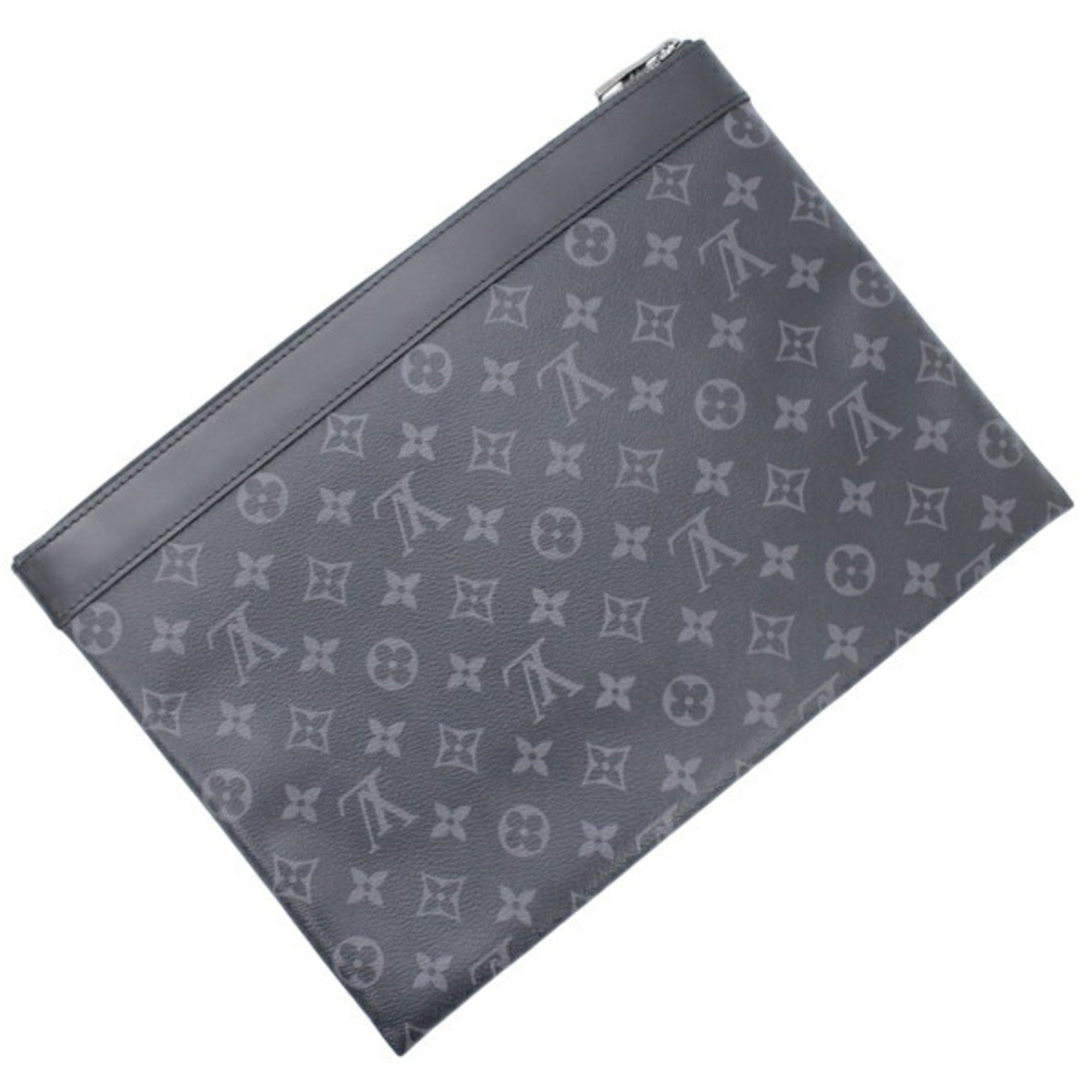 Louis Vuitton Pochette Discovery Monogram Eclipse Clutch Bag for Men, M62291, LOUIS VUITTON T6128 — New - Store Return
