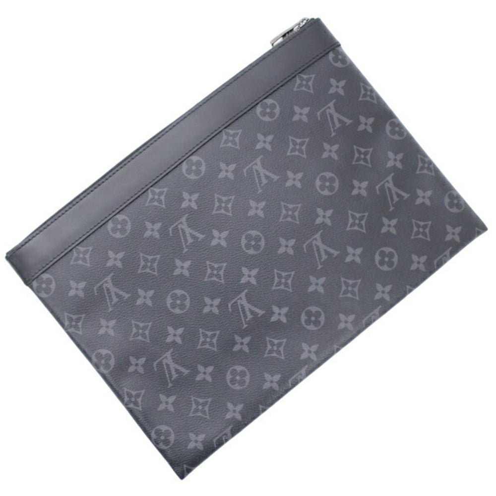 Louis Vuitton Pochette Discovery Monogram Eclipse Clutch Bag for Men, M62291, LOUIS VUITTON T6128 — New - Store Return
