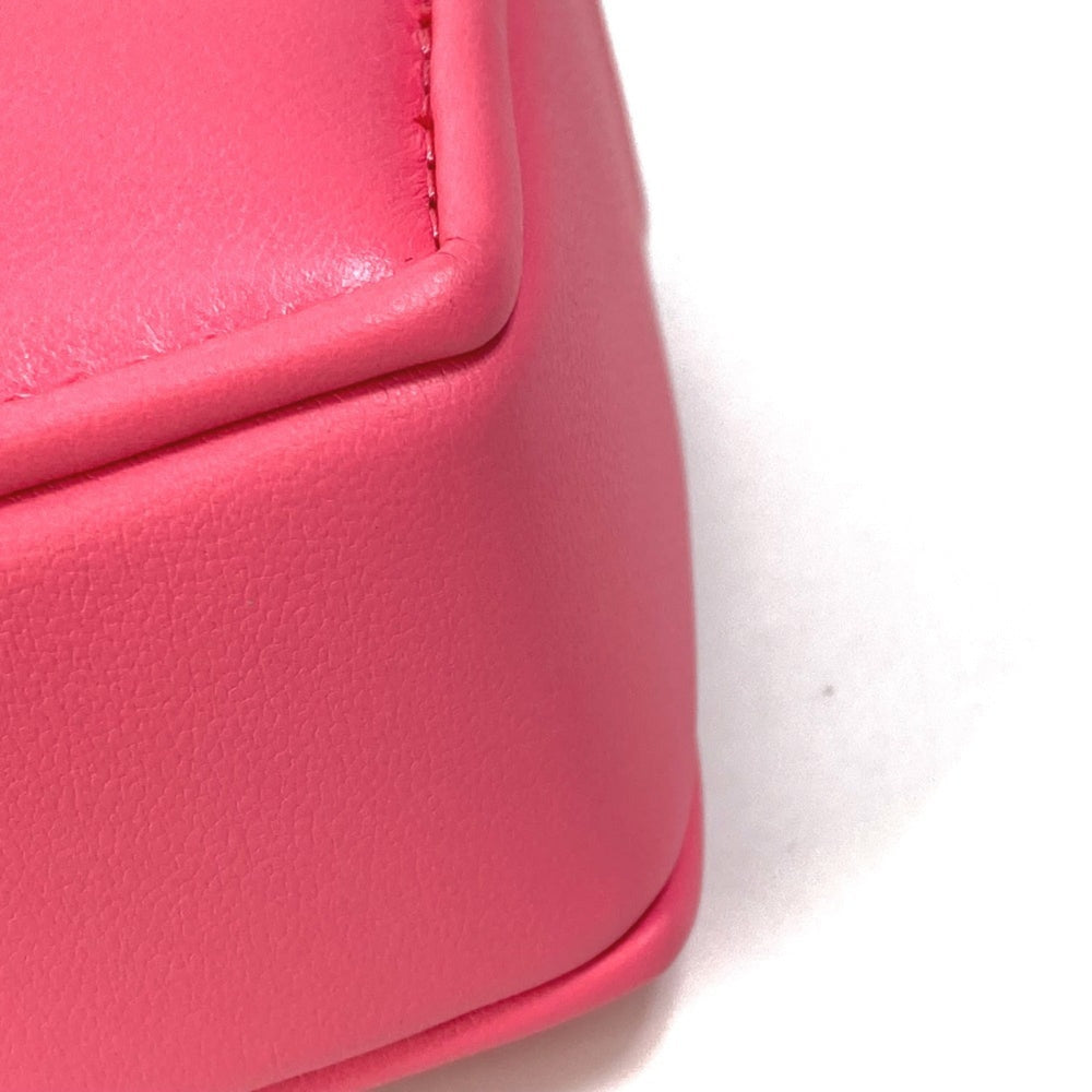 LOUIS VUITTON M81893 Monogram Bubblegram Pop My Heart Pouch Chain 2-Way Bag Handbag/Shoulder Leather Women's Dragon Fruit Pink Like New — Like New