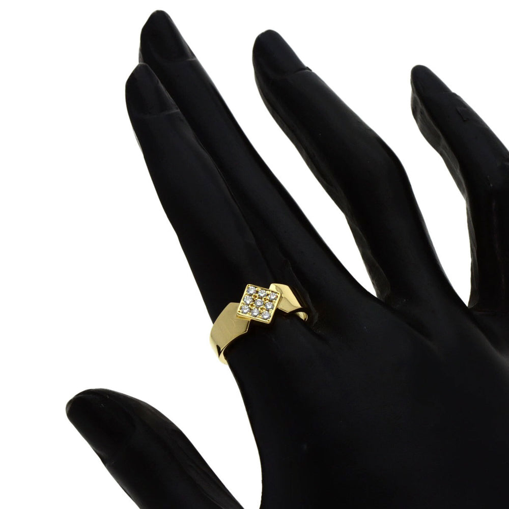 Christian Dior Dior Diamond Ring, 18K Yellow Gold, Women's — Like New