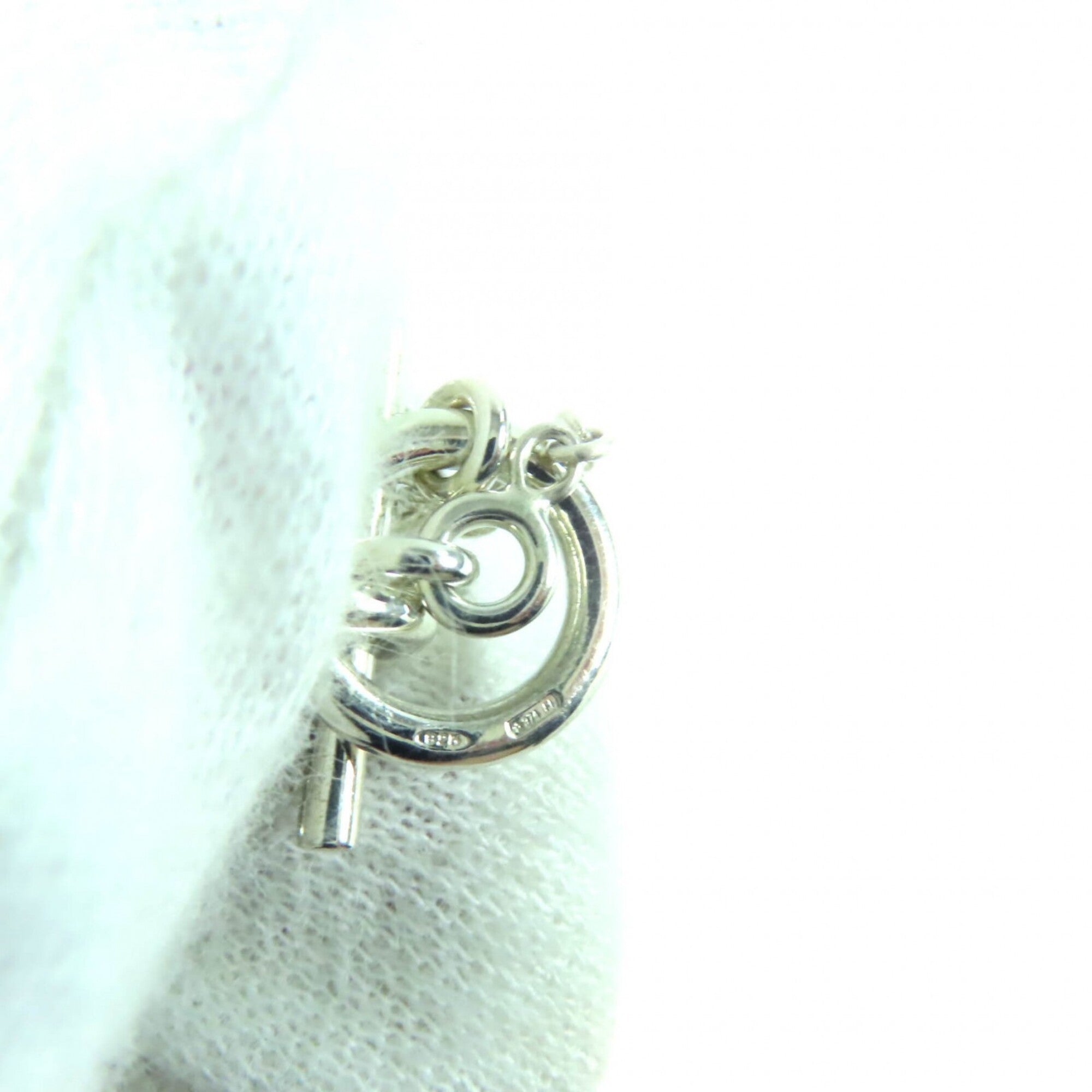 HERMES 925 Amulette Birkin Necklace Pendant Accessory, Silver, Made in Italy, Weight 10.83g, Women's — Like New