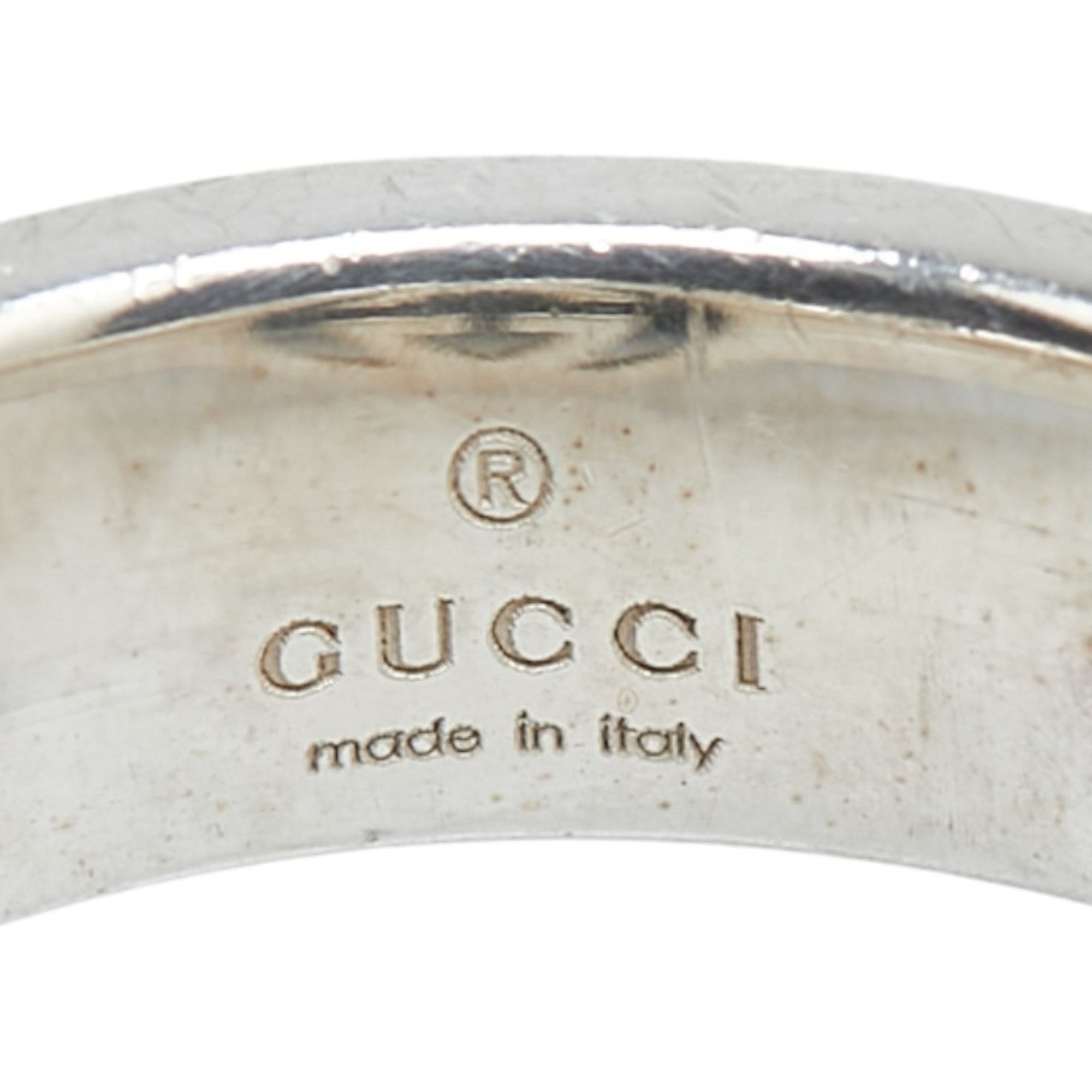 Gucci Interlocking G Ring #9 SV925 Silver Women's GUCCI