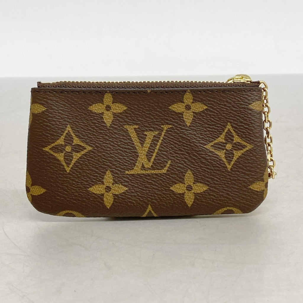 Louis Vuitton Monogram Pochette Cle Wallet/Coin Case M62650 Brown Men's/Women's