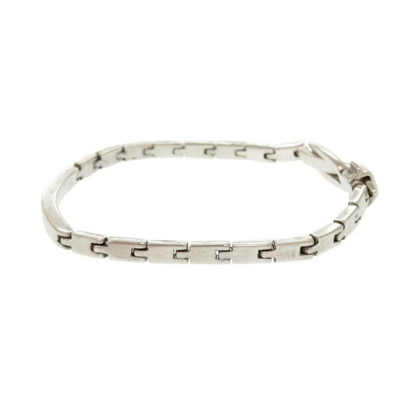 Gucci Belt Design Silver 925 Bracelet 0549GUCCI Men's