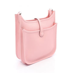 Hermes Evelyne 23 Shoulder Bag/Handbag, Leather, Taurillon Clemence Women's, Pink — New - Store Return