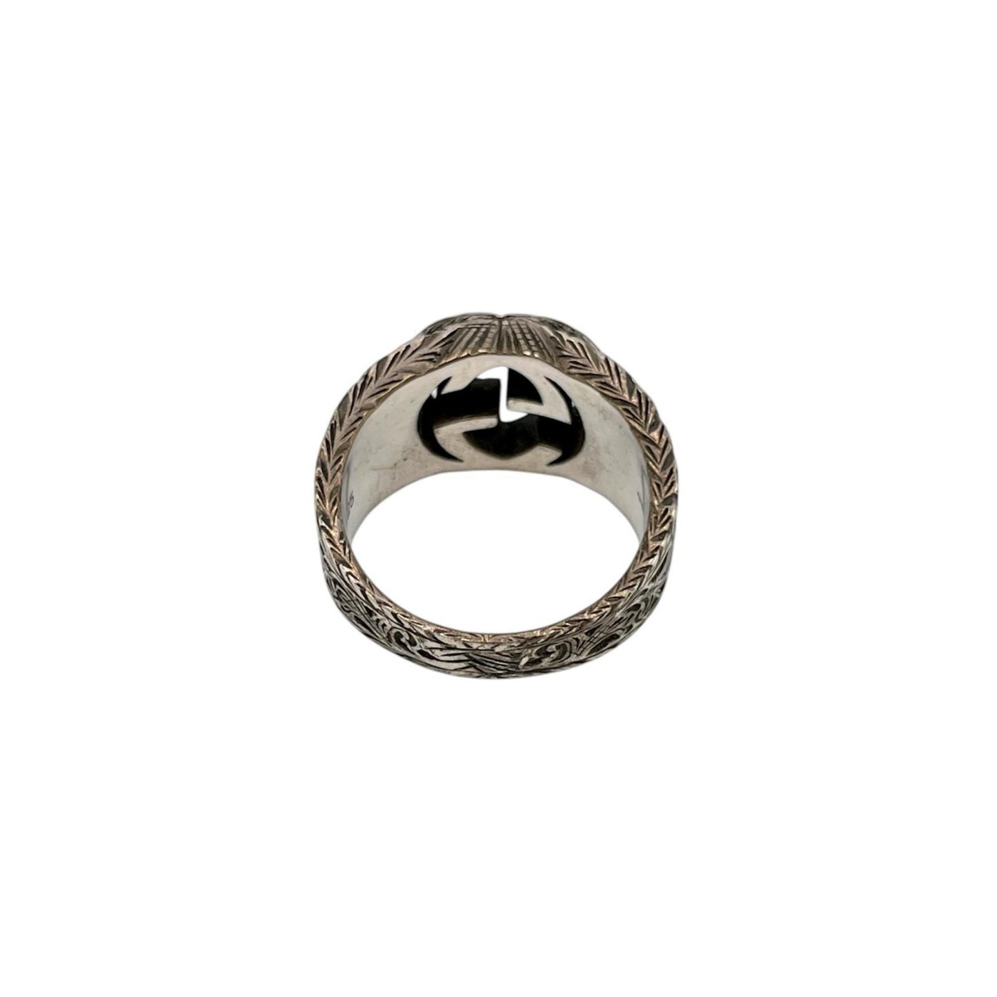 Gucci Interlocking G Ring in Sterling Silver (925) for Men