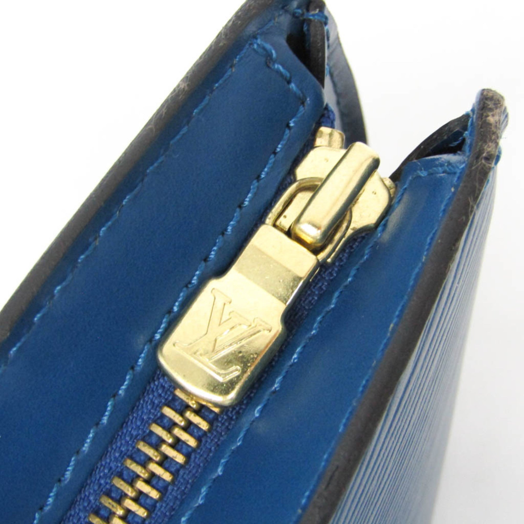 Louis Vuitton Epi Saint-Jacques Shopping M52265 Women's Shoulder Bag Toledo Blue — Like New