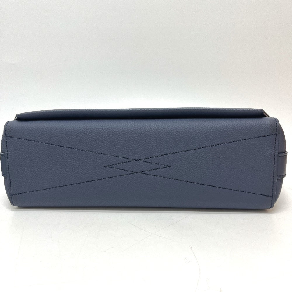 LOUIS VUITTON M23709 LV Aerogram Takeoff Messenger Bag, Handbag, Crossbody Shoulder Leather, Men's, Blue, Atlantic Like New — Like New