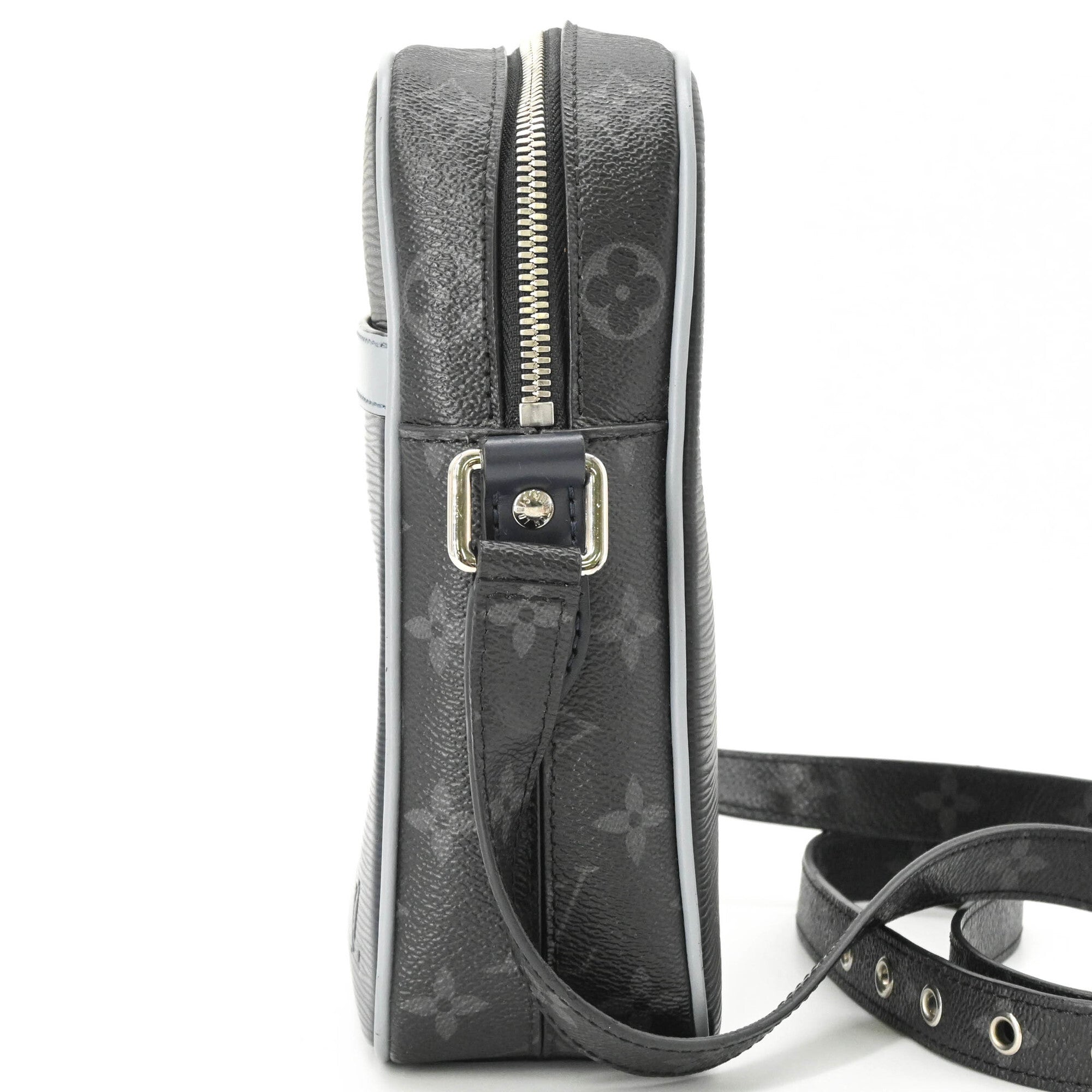 LOUIS VUITTON Louis Vuitton Danube PM Shoulder Bag Epi Monogram Eclipse Black Navy M53421 — Like New