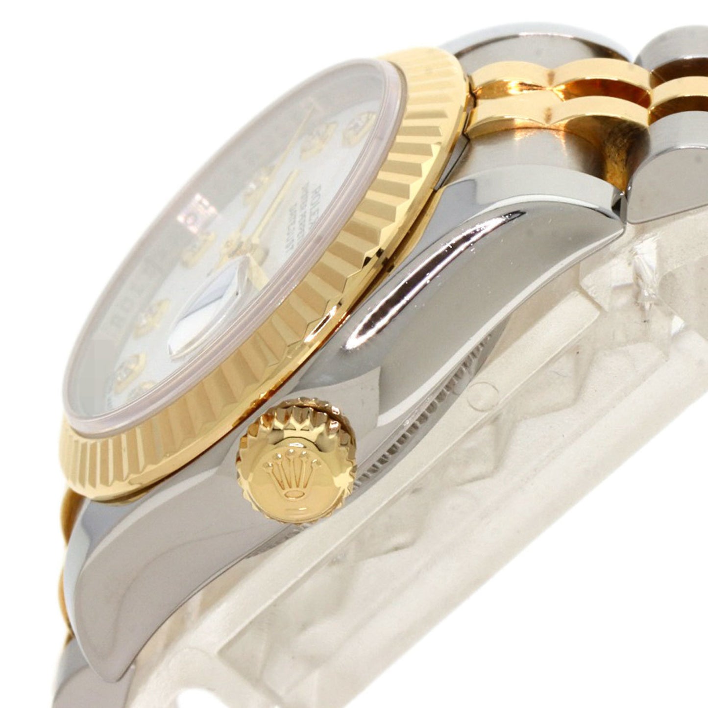 Rolex 179173G Datejust 10P Diamond Watch Stainless Steel SSxK18YG K18YG Ladies ROLEX