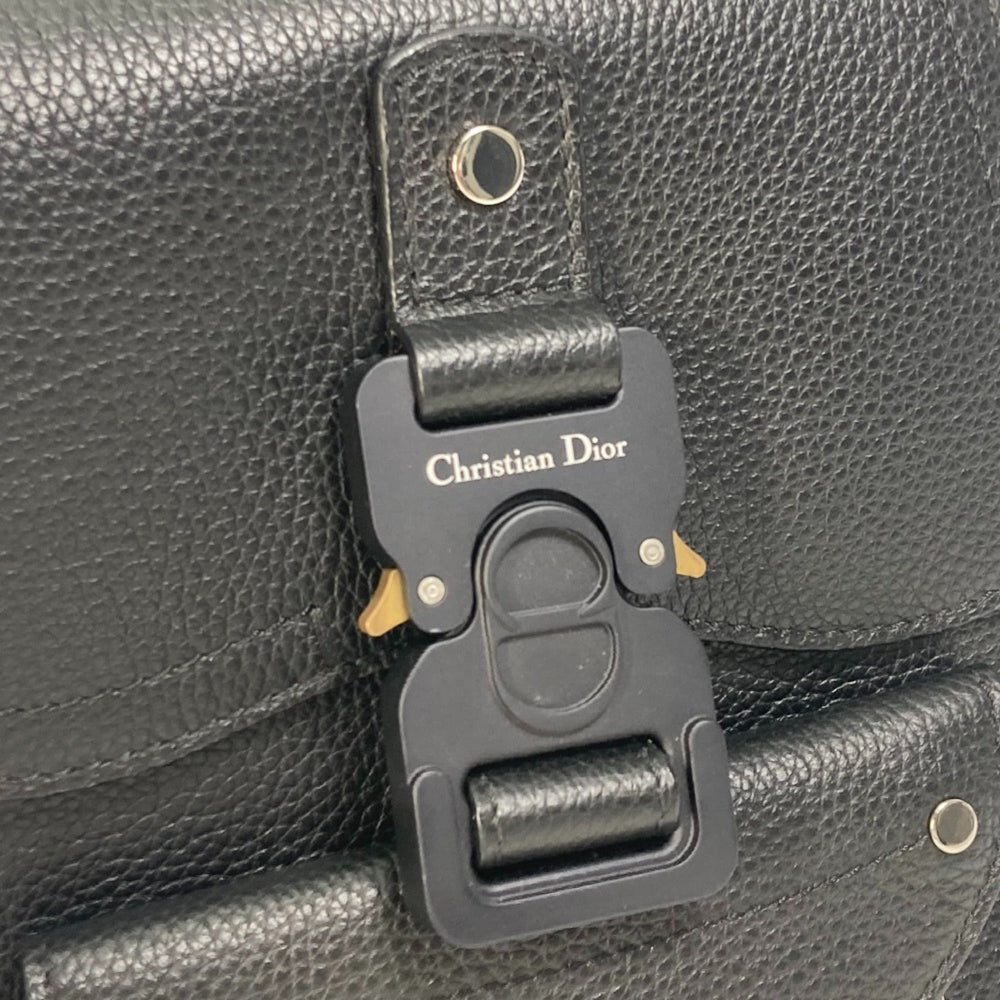 CHRISTIAN DIOR Bag Saddle backpack Backpack Black — Like New