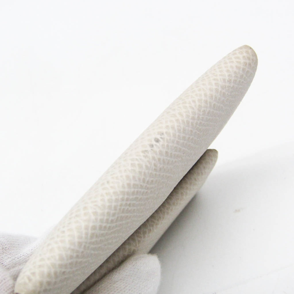 Hermes Bastia Women,Men Epsom Leather Coin Purse/coin Case White