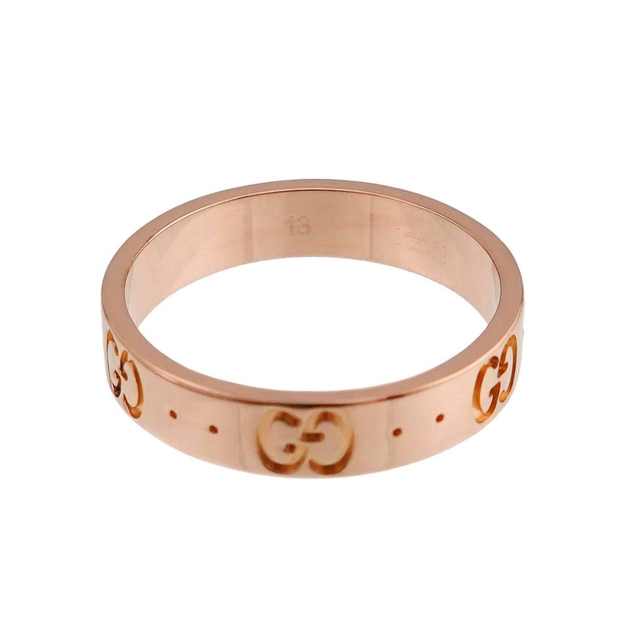 Gucci Icon Ring #13, 18K PG Pink Gold 750 — Like New