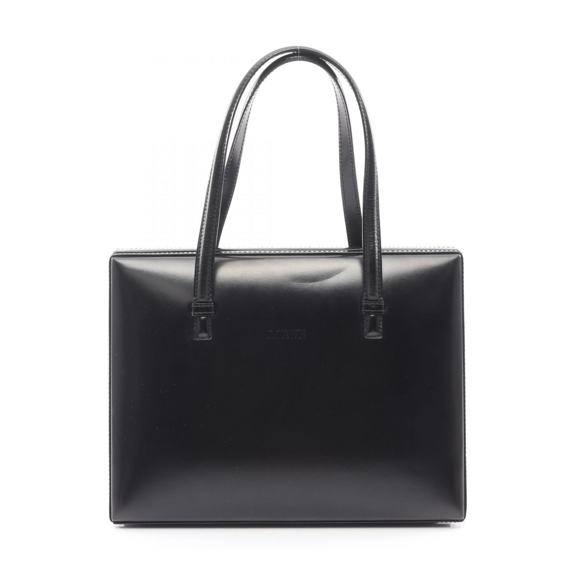 LOEWE handbag, leather, women's, black