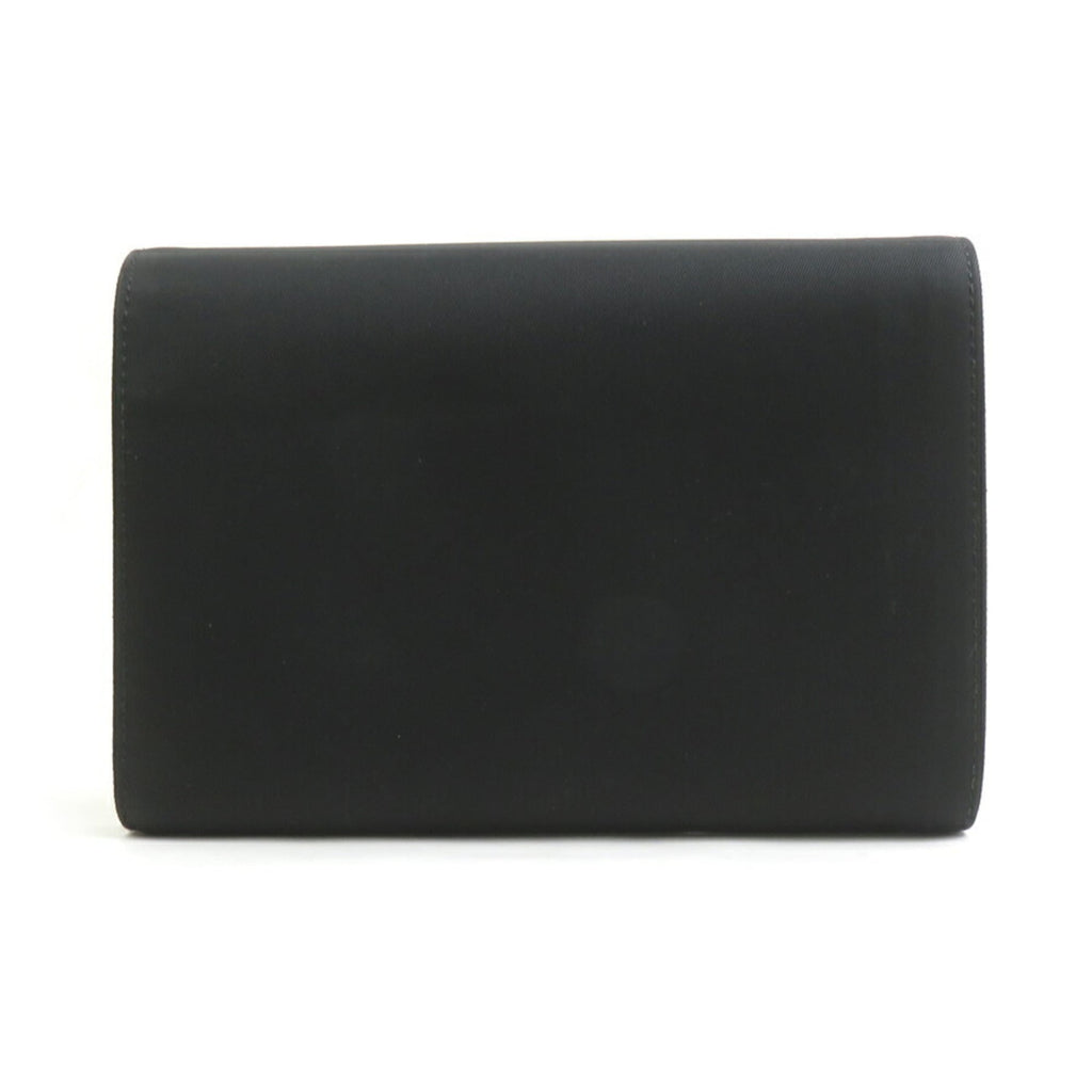 Prada PRADA Tri-fold Wallet Nylon Black Unisex h31801g