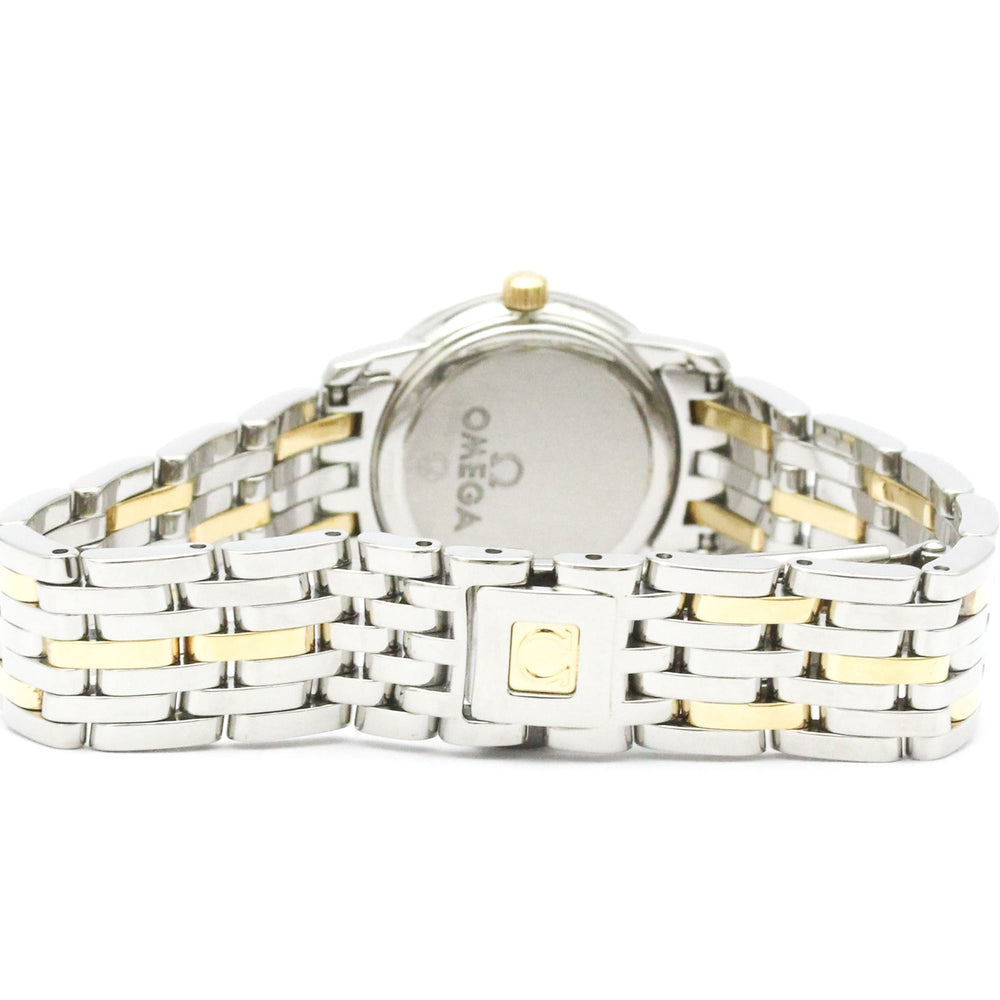 OMEGA De Ville Prestige MOP 18K Gold Steel Quartz Ladies Watch 424.20.24.60.05.001 Polished — Very Good