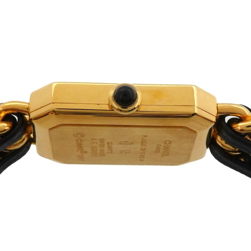 Chanel Premiere S-size H0001 Women's Watch Black Gold Quartz — Very Good