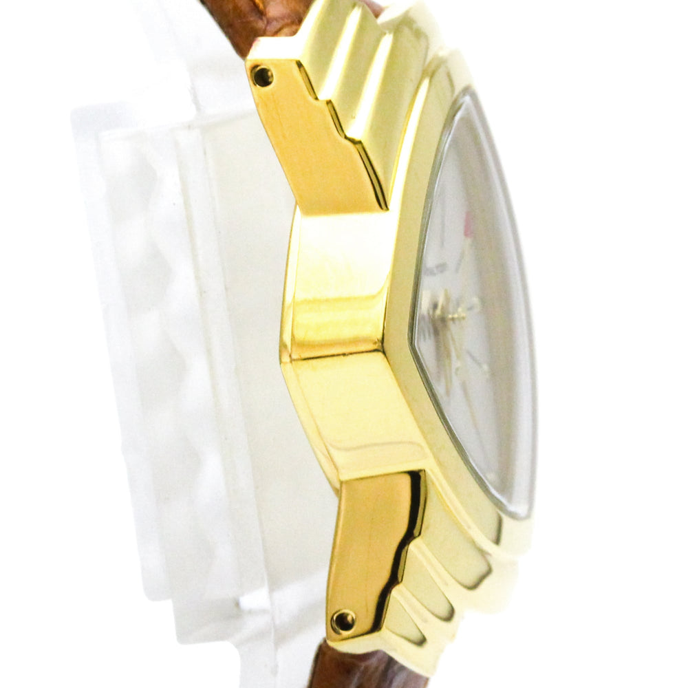 HAMILTON Ventura Gold Plated Leather Quartz Ladies Watch H24101511 — Very Good