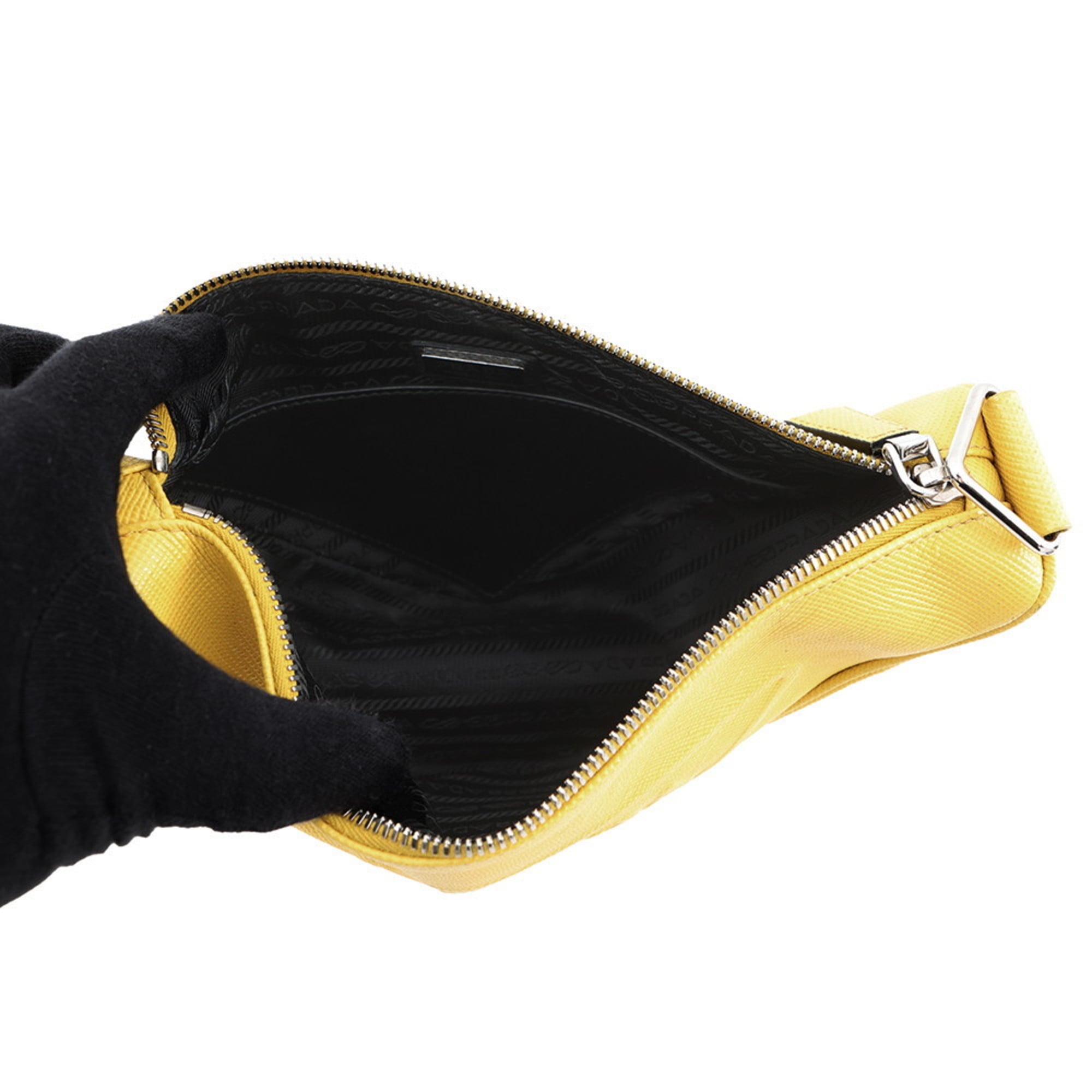 Prada Triangle Shoulder Bag in Saffiano Leather 2VH155 PRADA