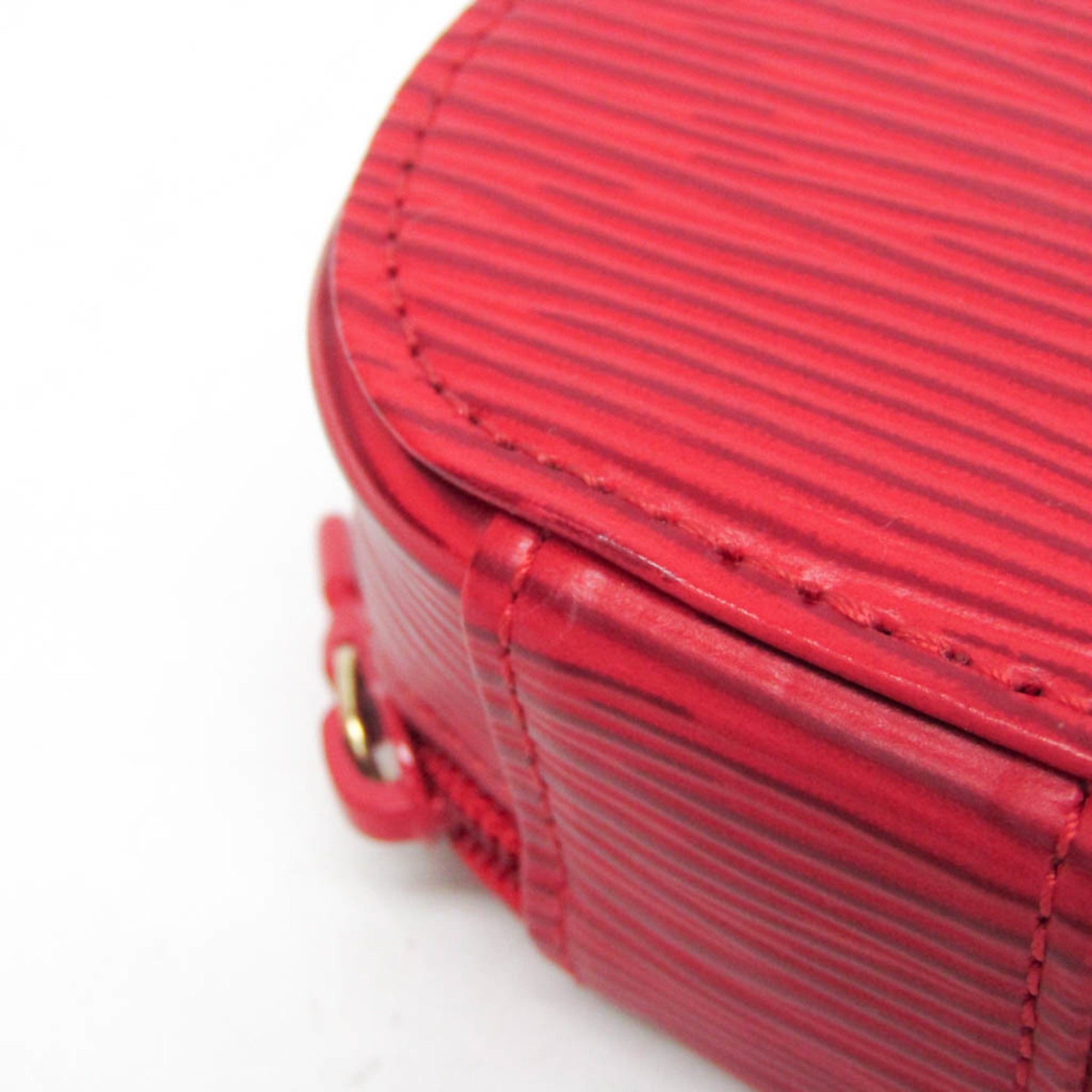 Louis Vuitton Epi Ecrin Bijoux8 M48217 Jewelry Case Castilian Red Epi Leather — Like New