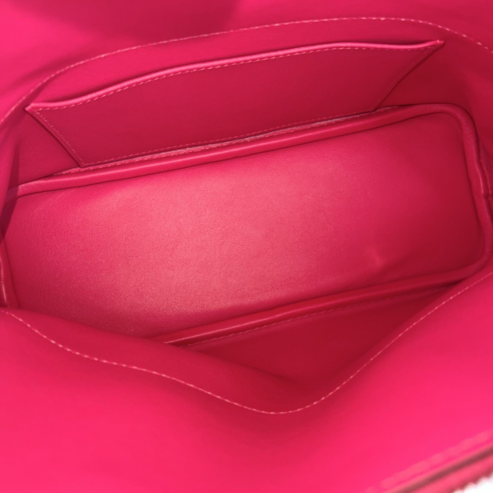 Hermes Bolide 27 Women's Handbag Shoulder Bag Crossbody HERMES C Stamp Swift Pink Silver Hardware 2018 — Like New