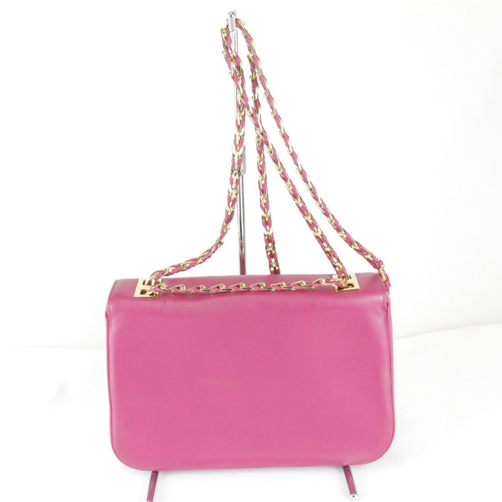 FENDI shoulder bag, leather, pink, women's — New - Store Return
