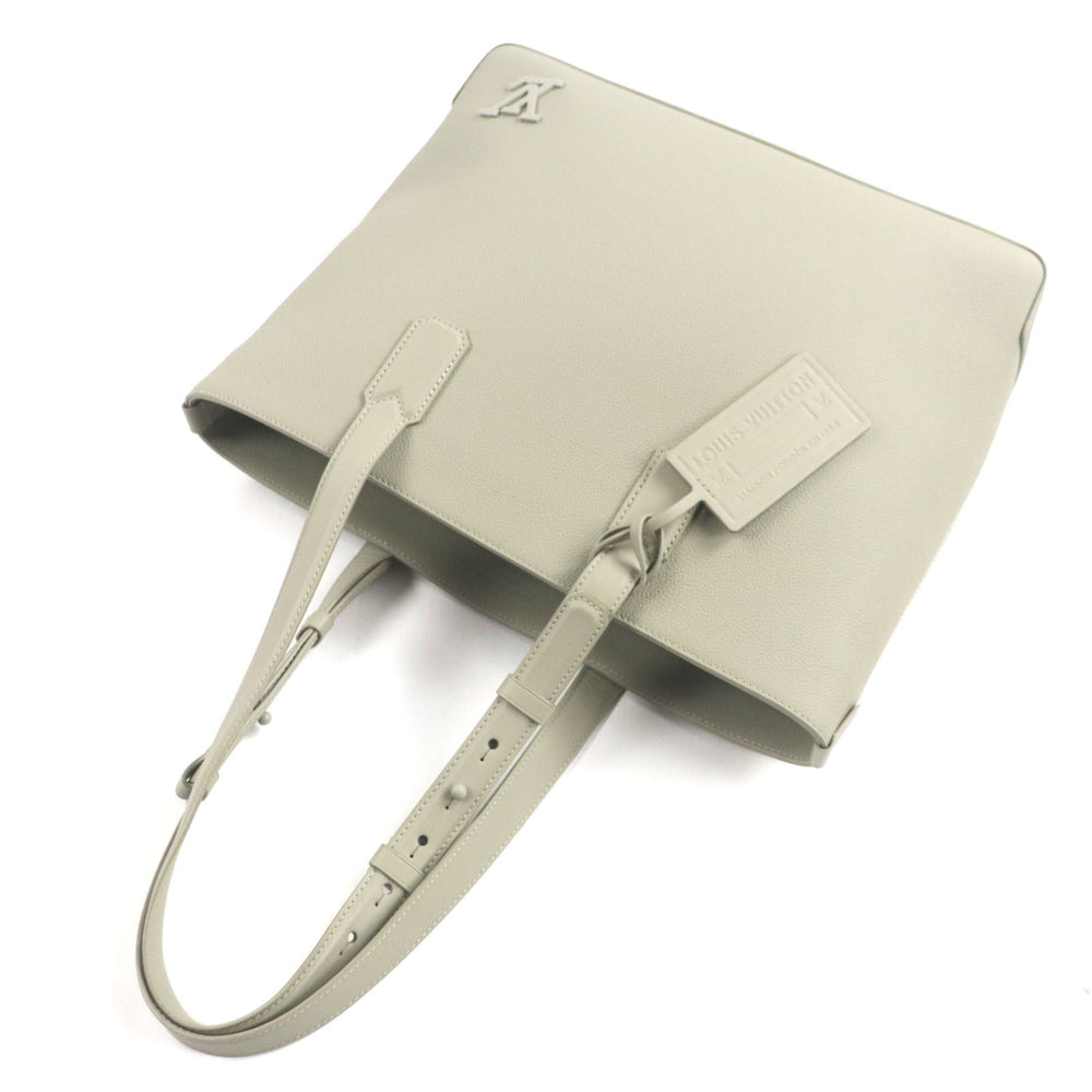 LOUIS VUITTON M22506 Fastline LV Aerogram Calfskin Sage Tote Bag with Logo, Made in France, Men's — Like New
