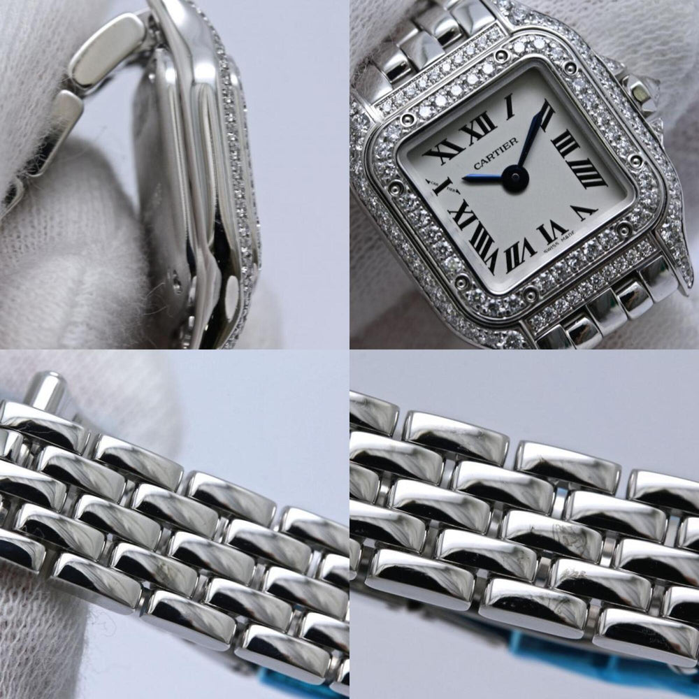 CARTIER Cartier Panthère de Mini Diamond WJPN0019 Women's Watch 18K White Gold 40495 — Very Good