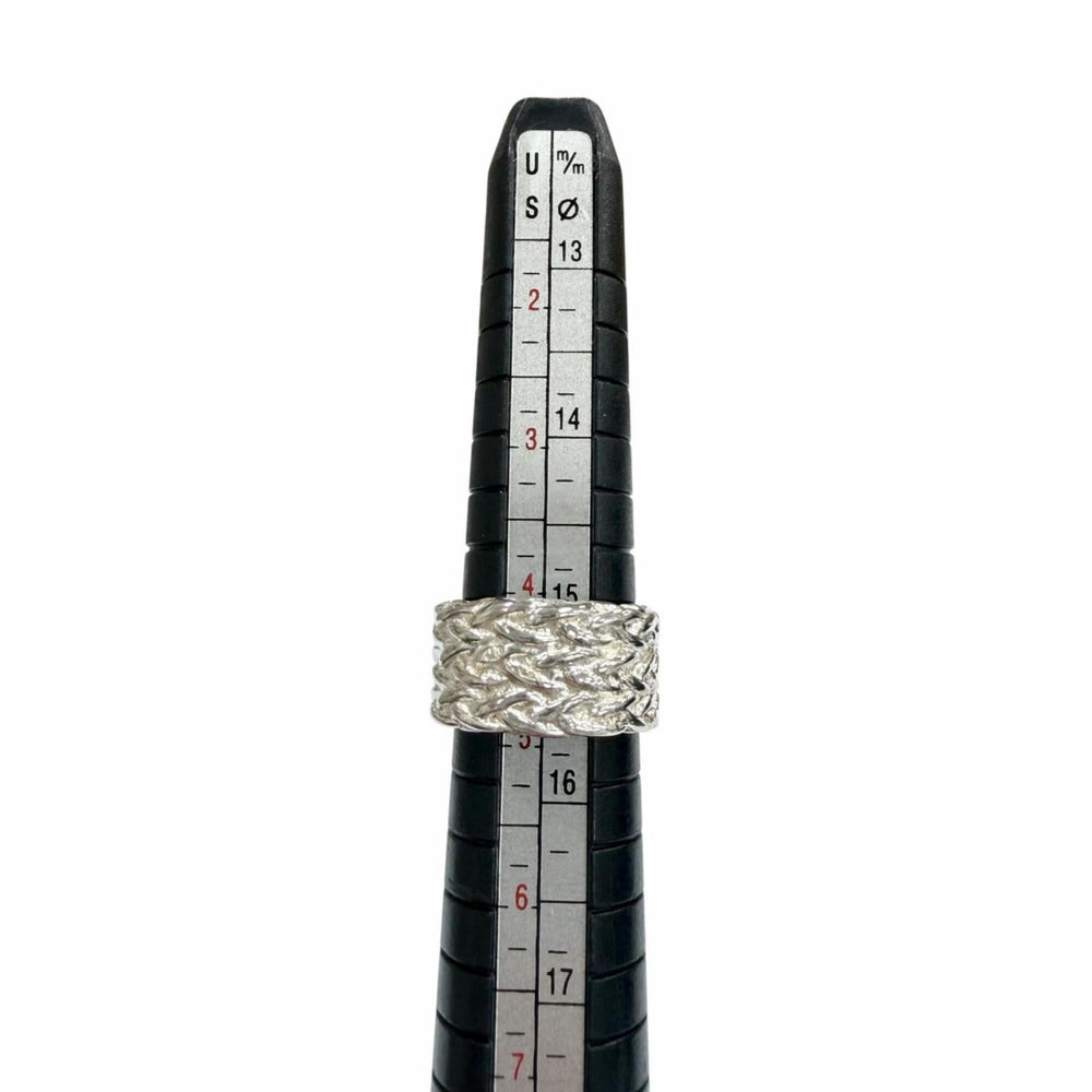 HERMES Vintage Diane 925 Ring, Silver, Weight 11.41g, Men's/Women's Accessory — Like New