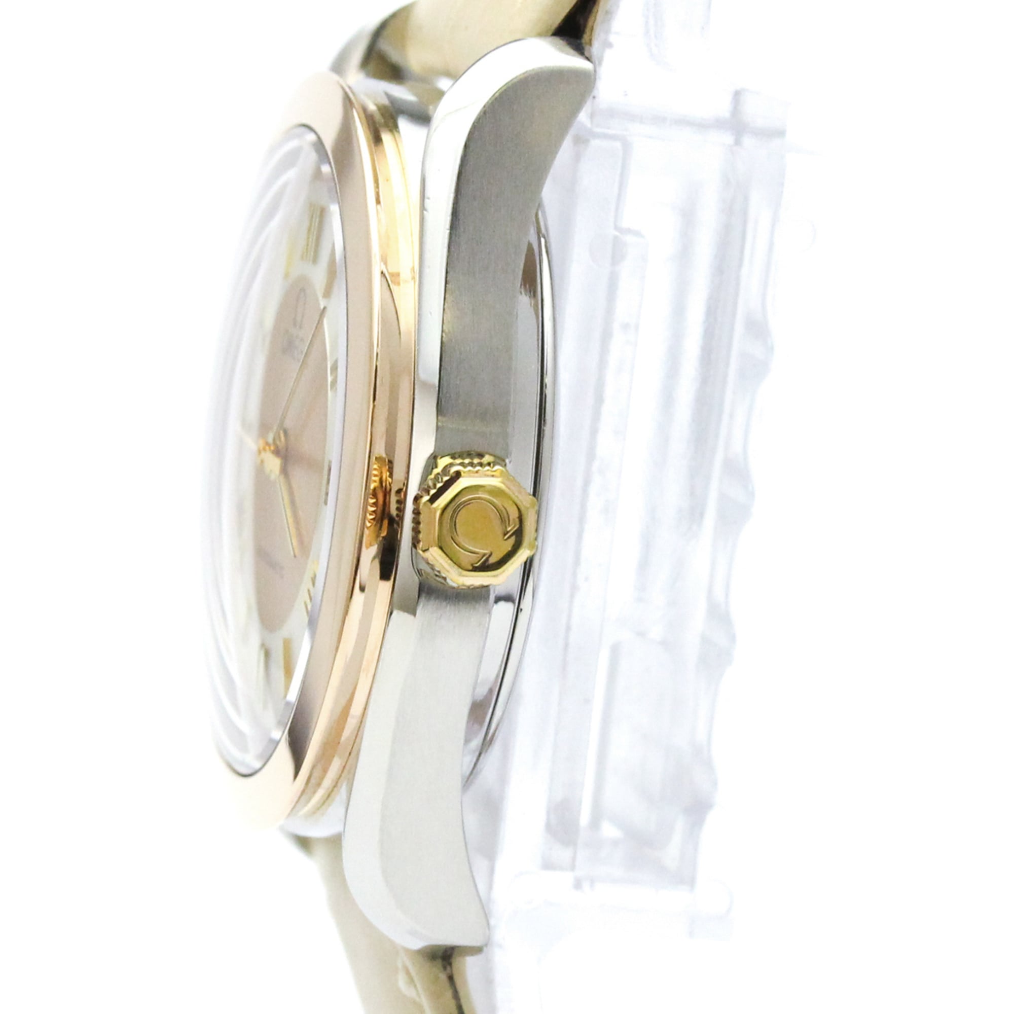 OMEGA Classic 18K Pink Gold Steel Automatic Watch 566.0295 Polished — Very Good