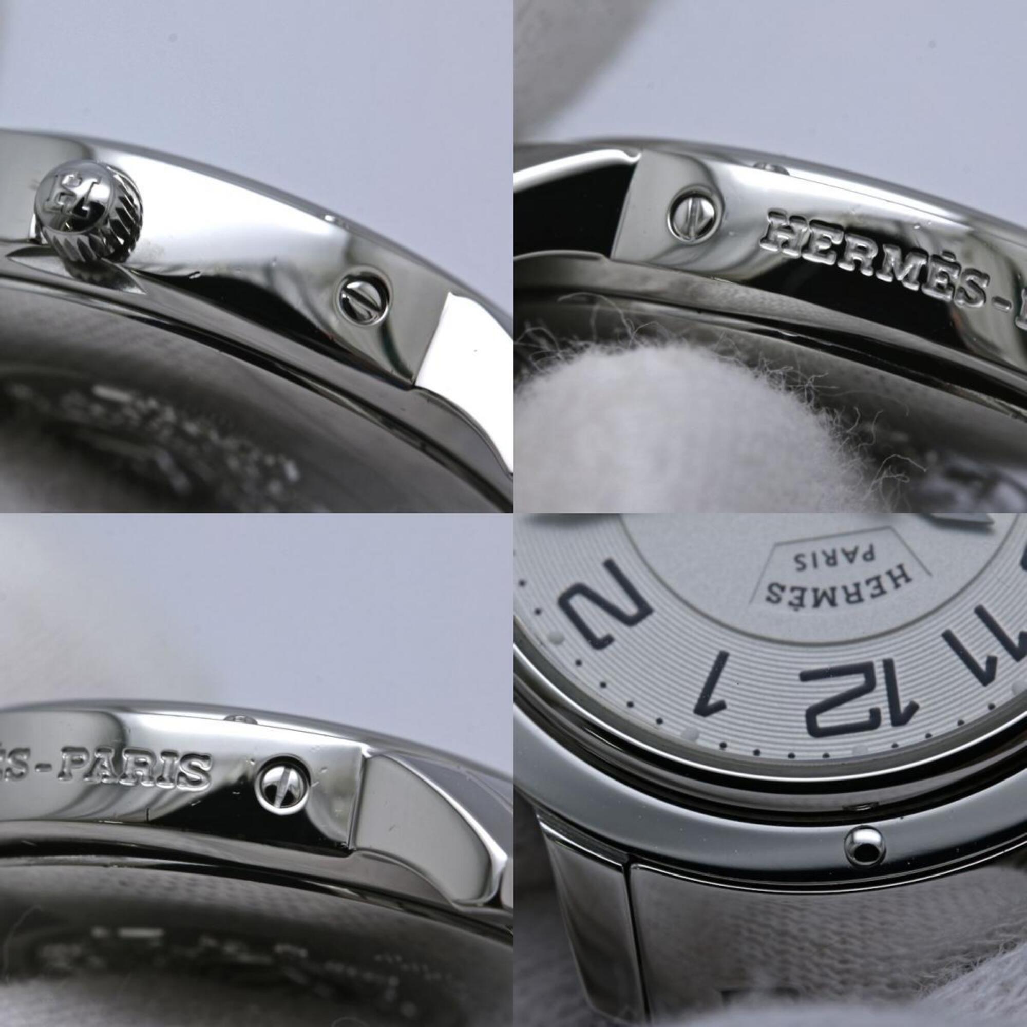 HERMES Clipper Classic CP1.310.220 4966 Boys' Watch Stainless Steel 40519 — Very Good