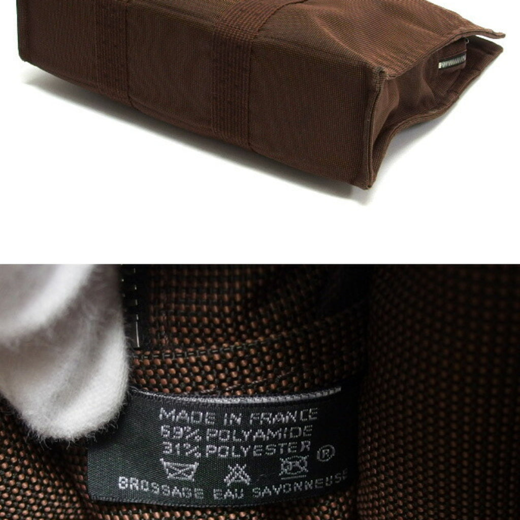 Hermes Air Line MM Tote Bag Dark Brown