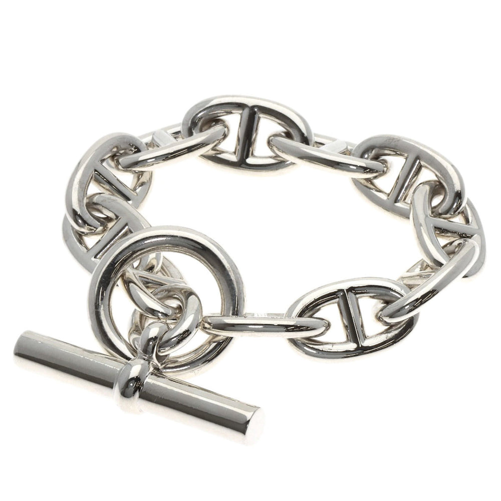 Hermes Hermès Chaine d'Ancre TGM 11-link bracelet in silver for women — Like New