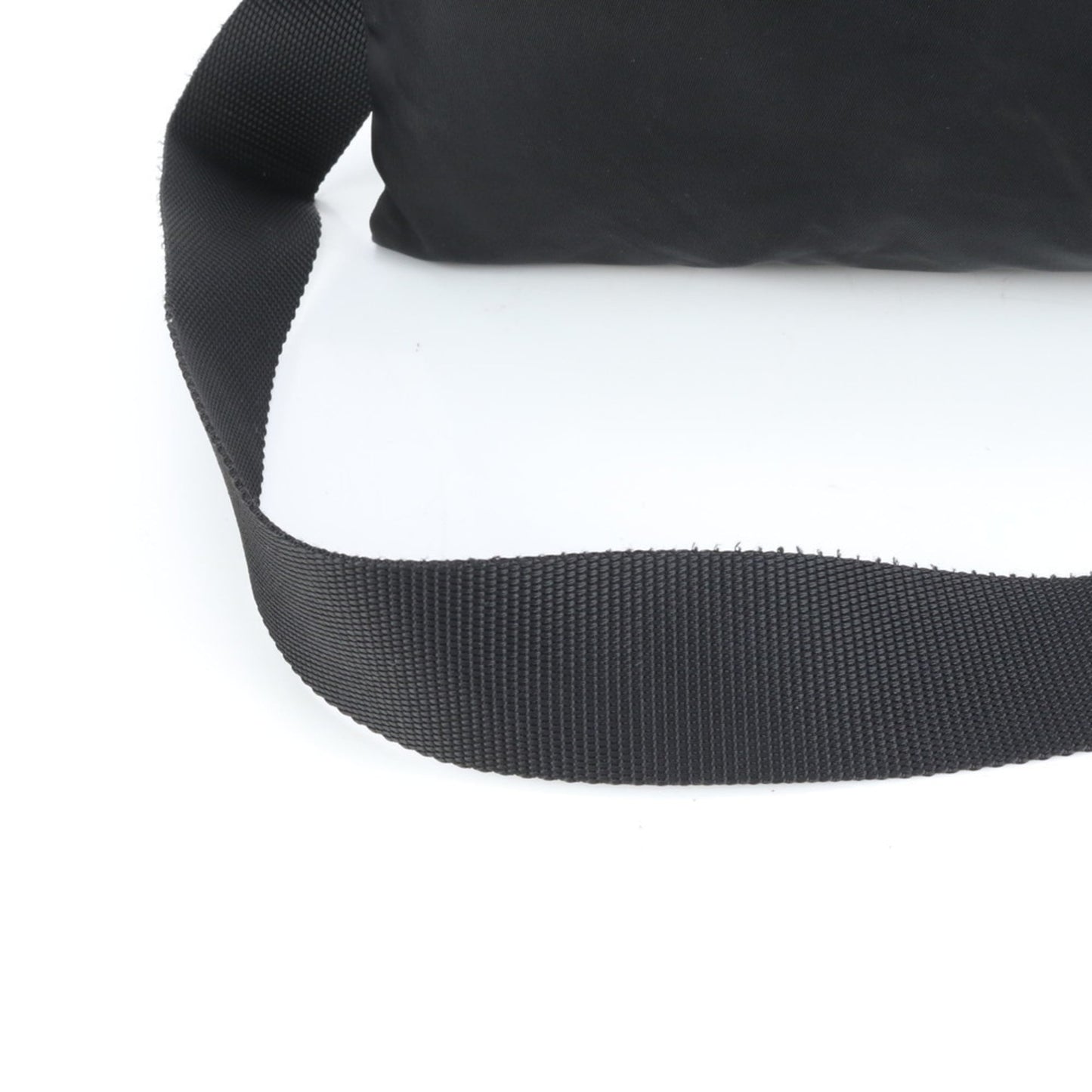 Prada Tessuto Nylon Triangle Logo Leather Shoulder Messenger Bag for Men