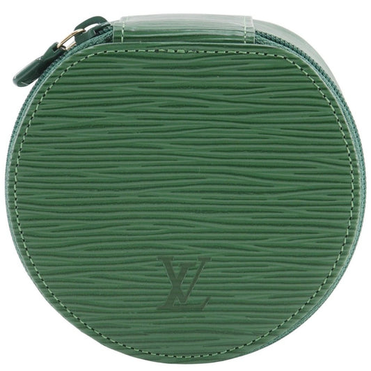 Louis Vuitton Ecran Bijoux 12 Jewelry Case Pouch M48204 Epi Leather Borneo Green Women's