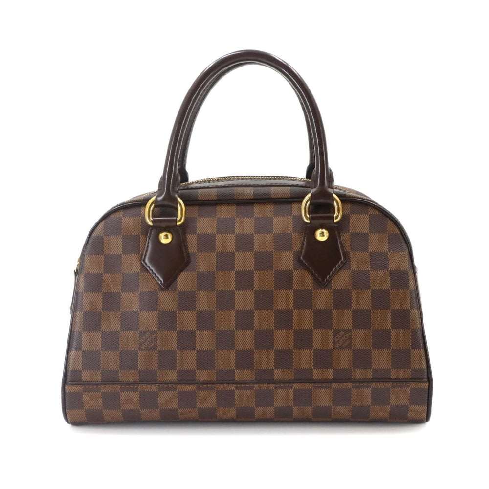 Louis Vuitton Damier Duomo Handbag, Ebene, N60008, Gold Hardware — Like New