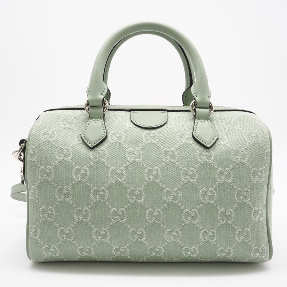 GUCCI Ophidia GG Canvas Small Boston Bag 772061 Handbag Green Women's — New - Store Return